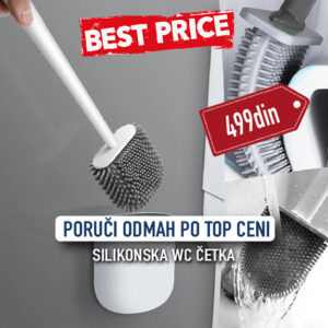 SILIKONSKA WC ČETKA 